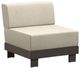 Homecrest™ Outdoor Living Customizable Urban Cushion Aluminum/Fabric Outdoor Armless Chat Chair-0
