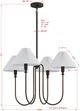 Forty West Worthington Black Chandelier-1