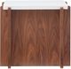Flexsteel® Lincoln White End Table with Walnut Base-2