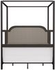 HH2 Home Melanie Oiled Bronze Queen Canopy Bed-3