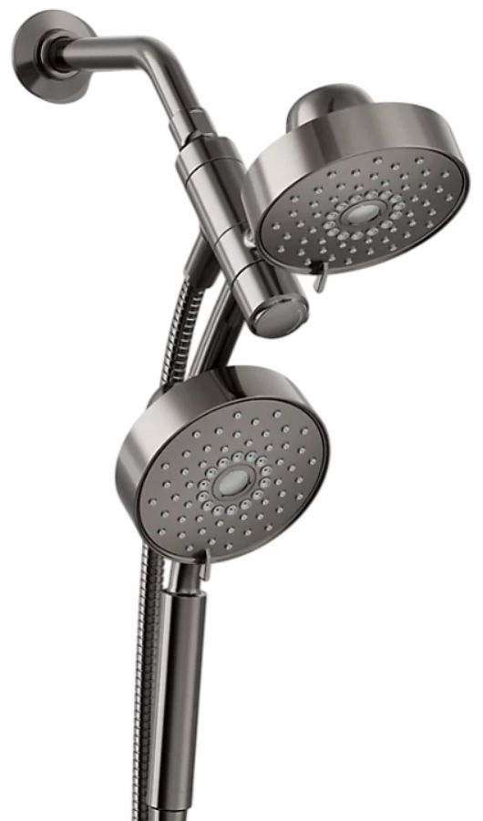 KOHLER® Purist® Matte Black 1.75 GPM 2-in-1 Multifunction Shower Combo Kit-0