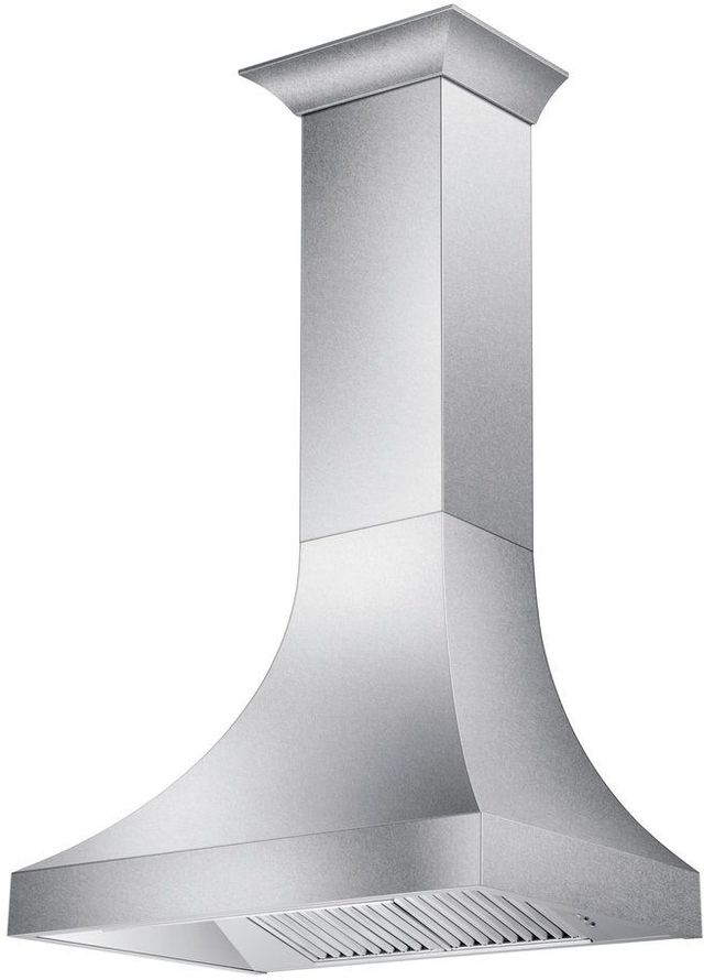 ZLINE 48" Satin Stainless Steel Outdoor Wall Mounted Range Hood-2