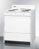 Summit® 30" White Freestanding Electric Range-2