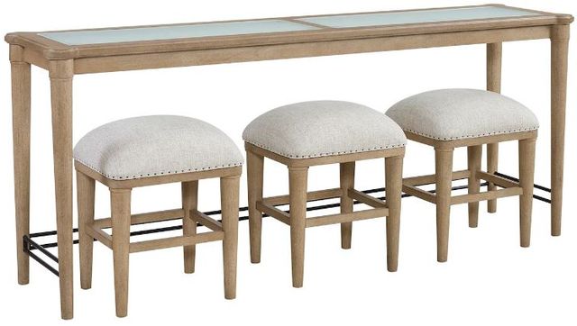 Bernards Citrus Heights 4-Piece Beige/Sand Dining Set-0