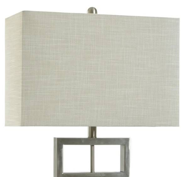 Stylecraft Oak Silver Table Lamp-2