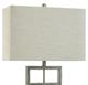 Stylecraft Oak Silver Table Lamp-2