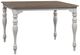 Liberty Furniture Magnolia Manor 5-Piece Antique White/Weathered Bark Gathering Table Set-2