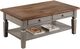 Winners Only® Barnwell Brown Top Coffee Table with Gray Base-0
