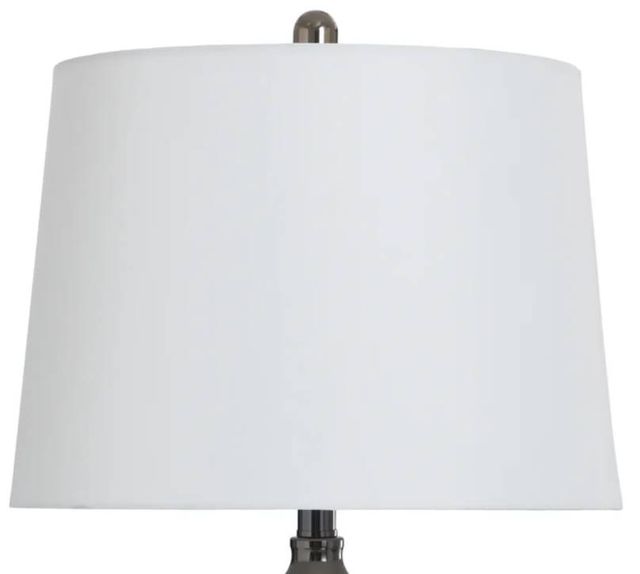 StyleCraft Clear Black Nickle Table Lamp -2