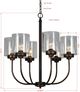 Forty West Windemere Bronze Chandelier-1