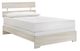 Crown Mark Atticus White Twin Panel Bed-0