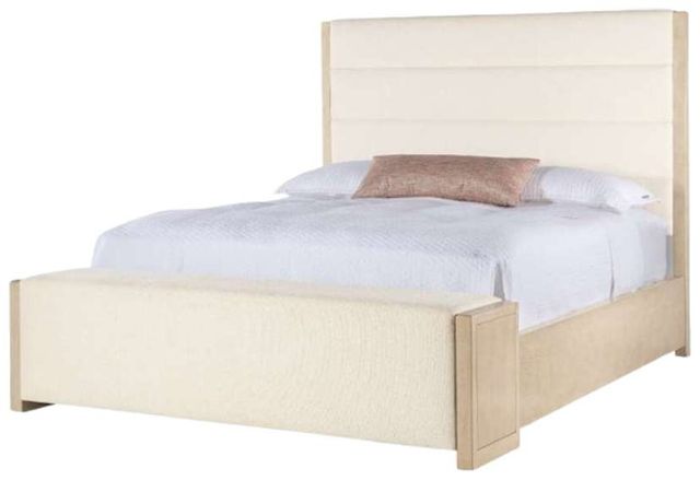 Hooker® Furniture Westwood Polished Limestone/Trendy Snow King Panel Storage Bed-3