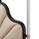 The Michael Amini® Malibu Crest Beige/Dark Espresso Eastern King Upholstered Poster Bed-4