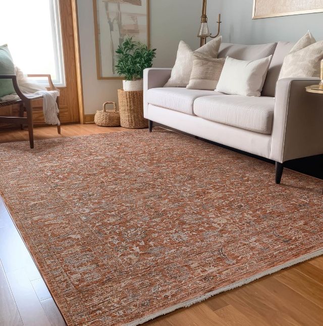 Dalyn™ Rug Company Vienna Paprika 5'x8' Area Rug-4