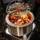 Breeo® Outpost™ Stainless Steel Fire Pit Grill-4