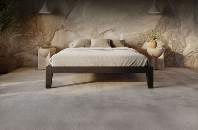 Puffy Capri Espresso King Bed Frame-1