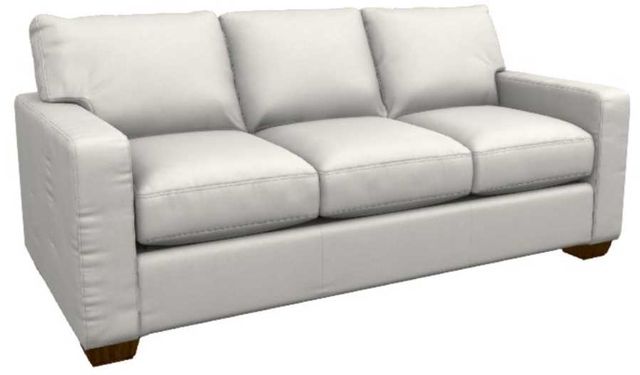La-Z-Boy® Shiloh Ivory Leather Sofa-0