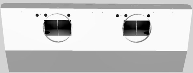 Vent-A-Hood® 60" White Wall Mounted Liner Insert-1