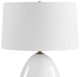 Uttermost® Avery White Crackled Glaze Table Lamp-5
