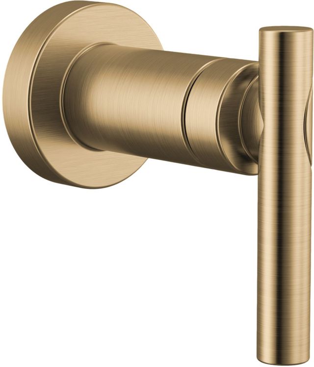 Brizo Roccesco™ Brilliance® Luxe Gold® Sensori® Volume Control Trim with Lever Handle-0