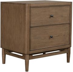 Flexsteel® Verona Brown Oak Nightstand