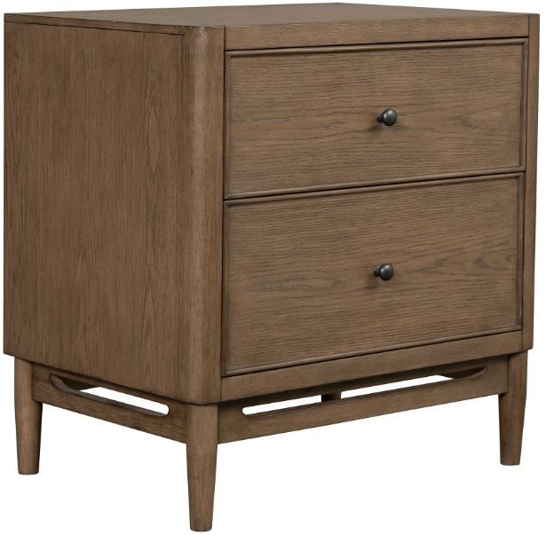 Flexsteel® Verona Medium Brown Oak Nightstand-0