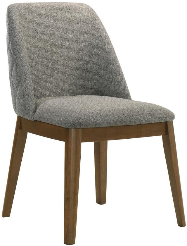 Coaster® Upholstered Franklin Gray Dining Side Chair-0