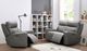 Mazin Furniture Chadwick Grey Power Double Reclining Sofa with Power Headrests-2