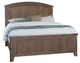 Vaughan-Bassett Woodbridge Dark Cashmere Arched King Panel Bed-0