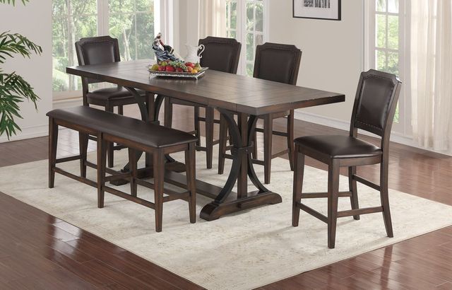 Winners Only® Montreal Brown Dining Bar Stool-1