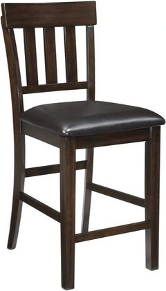 Signature Design by Ashley® Haddigan Dark Brown Upholstered Bar Stool