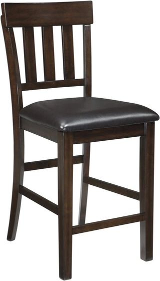 Signature Design by Ashley® Haddigan Dark Brown Upholstered Bar Stool