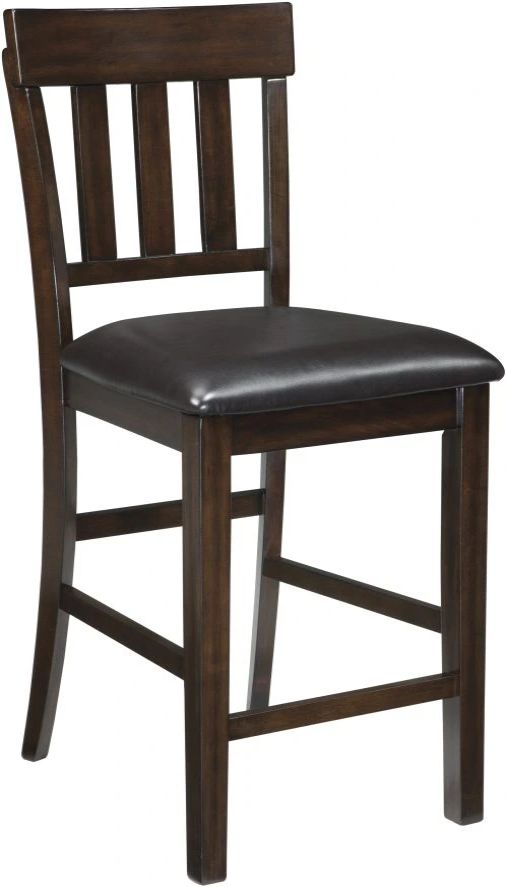 Signature Design by Ashley® Haddigan Dark Brown Upholstered Bar Stool