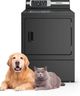 Huebsch® 7 Cu. Ft. Matte Black Electric Dryer with Over-Dry Protection Technology -3