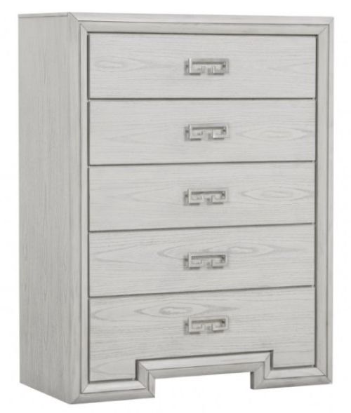 Furniture of America® Basilone Rustic White Chest-0