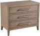 Universal Explore Home™ New Modern Gray Oak Cove Drawer Nightstand-0