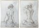 A & B Home Artist’s Gray Figure Sketches Wall Art-2