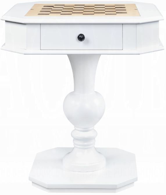 ACME Furniture Galini White Gaming Table-1