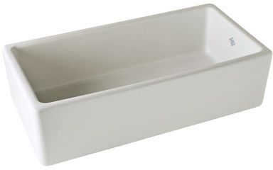 Rohl® Shaws Original 36" Apron Front Kitchen Sink-White-1
