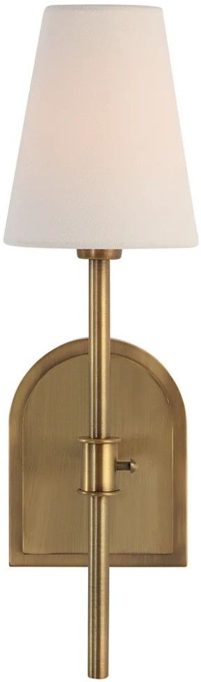 Renwil® Montreux Dark Antique Brushed Brass Wall Sconce-4