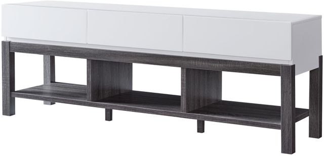 Brassex Inc. White/Grey 68'' TV Stand-1