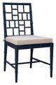 Furniture Classics Hugo Blue/White Dining Side Chair-0