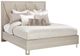 Michael Amini® Marin Greige California King Upholstered Panel Bed-0