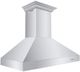 ZLINE 48" Stainless Steel Professional Ducted Wall Mount Range Hood with Crown Molding-2