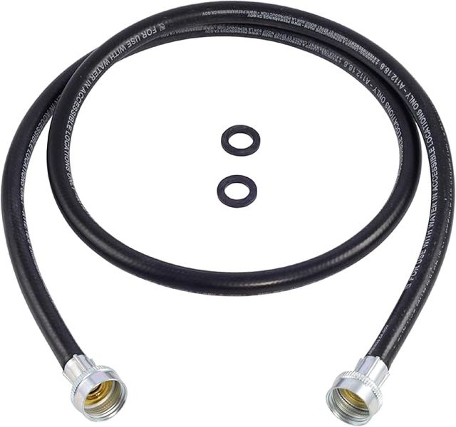 Eastman 5 Foot Rubber Washer Hoses (2 Pack)-0