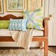 Laura Park Designs English Garden Hyacinth Azul 22 x 22 Pillow-2