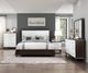 Homelegance® Niles Black/Cherry Queen Panel Storage Bed-1