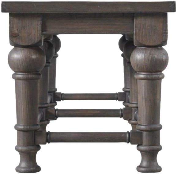 Riverside Furniture Harper Matte Black Dining Bench-2