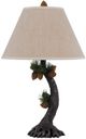Cal® Lighting & Accessories Pinecone Evergreen Table Lamp-0