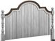 Flexsteel® Plymouth® Distressed Graywash California King Panel Bed-2